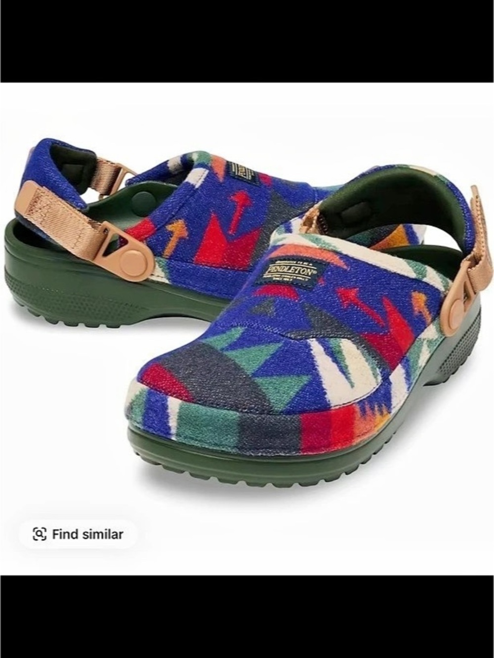 Crocs x Pendleton Crafted Clog Blue & Green